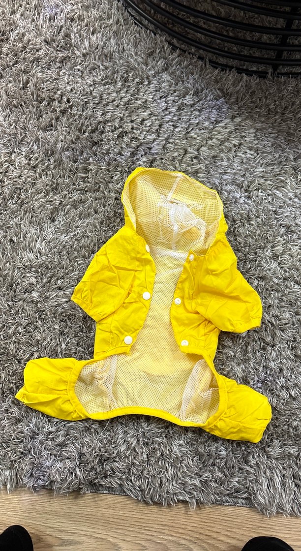 Sarı Fermuarlı Köpek Ceketi - Görsel 2