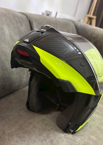 Sarı Baskılı Biker Motosiklet Kaskı - Görsel 5