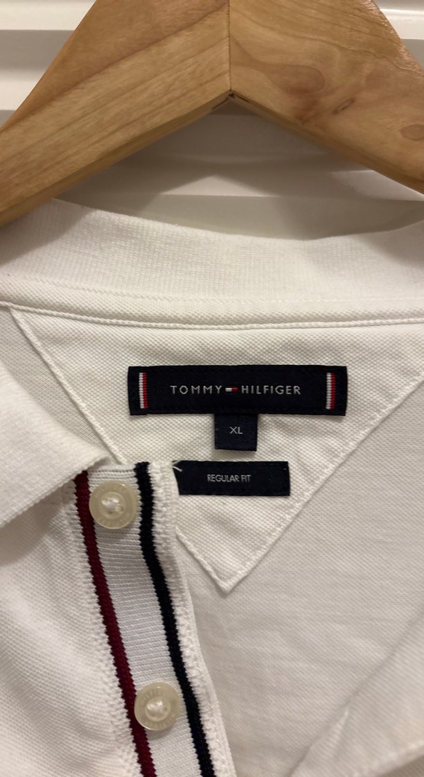 Beyaz Kısa Kollu Polo Yaka Tişört erkek - Görsel 2