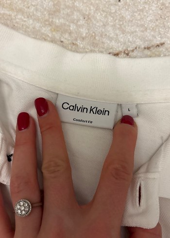 Erkek Beyaz Pamuklu Polo Tişört - Görsel 2