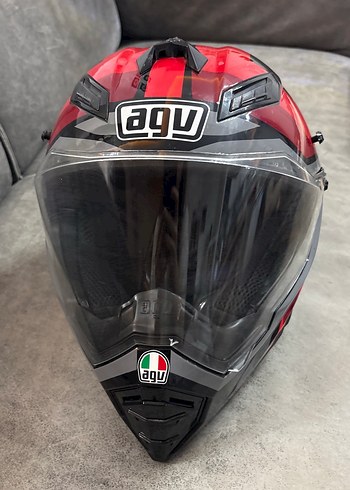 Kırmızı AGV Motor Kaskı - Görsel 6