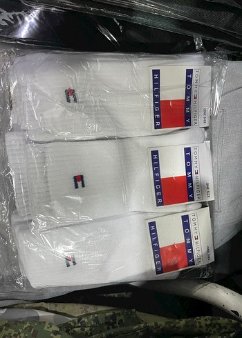 Gri beyaz Erkek soket 12 li (bi paket) Çorap - Görsel 3