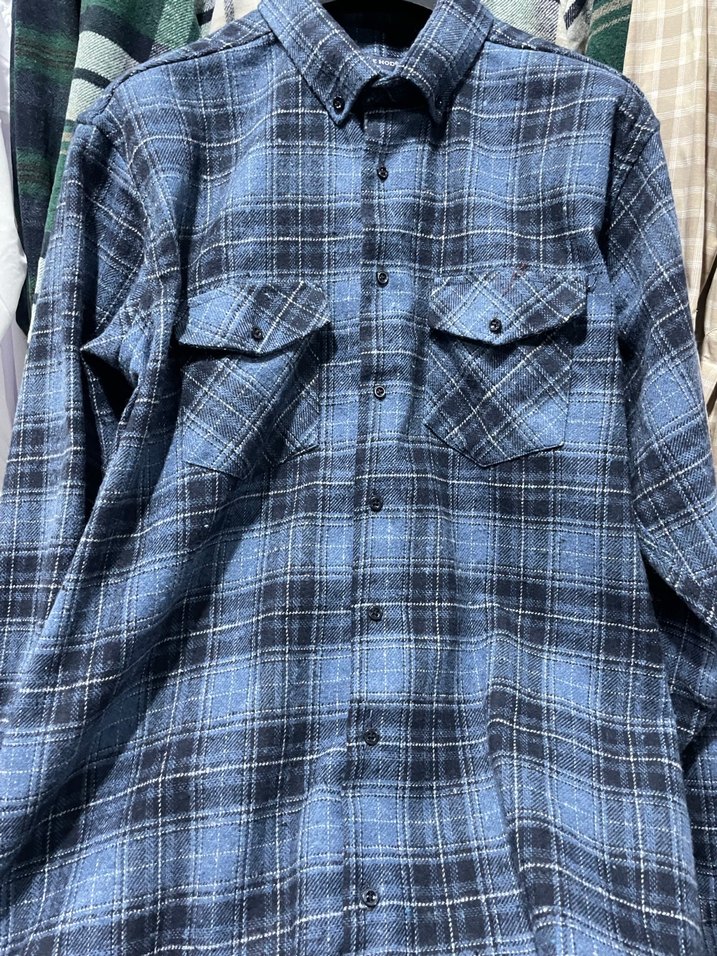 Düğmeli Yeşil Erkek Oduncu Gömleği - Görsel 2