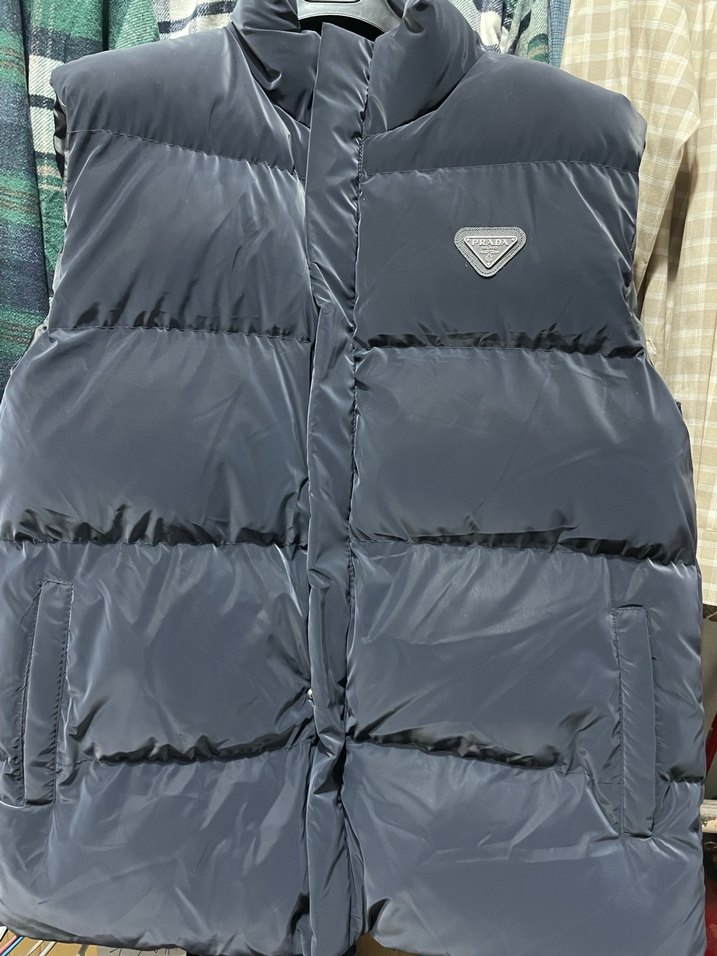 Erkek Şişme Fermuarlı Yelek Yüksek Yakalı - Görsel 2