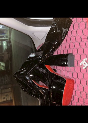 Rugan çizme topuklu - Görsel 2