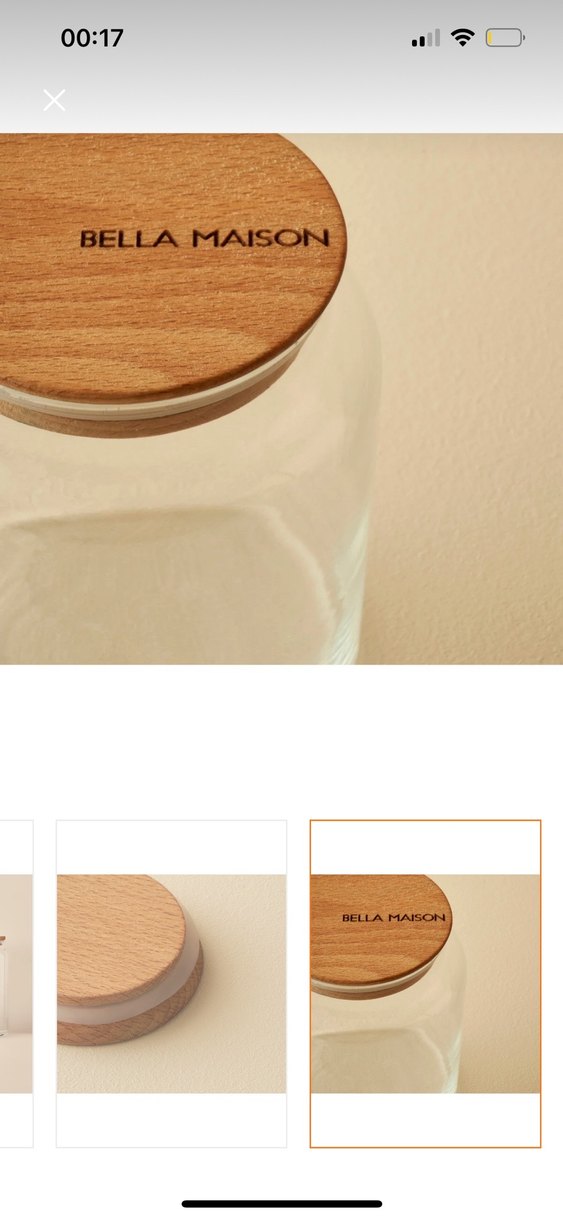 Bella Maison Joye Ahşap Kapaklı 3lü KavanozSeti Naturel(1400cc) - Görsel 3