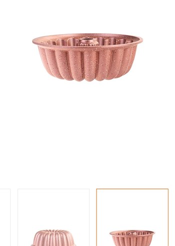 Emsan Arya 24 cm Döküm Kek Kalıbı Golden Pink - Görsel 7