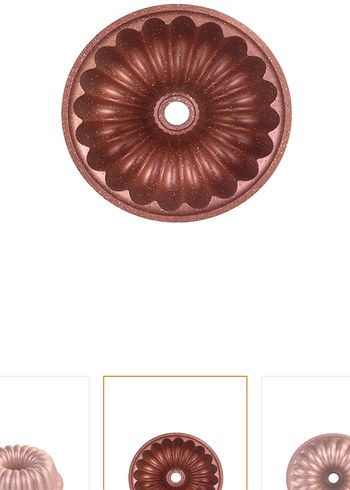 Emsan Arya 24 cm Döküm Kek Kalıbı Golden Pink - Görsel 4