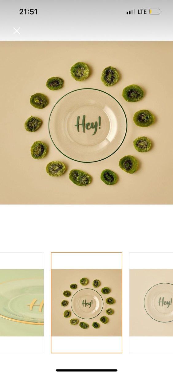 Bella Maison Çok Renkli Hello Pasta Tabağı 12 adet - Görsel 5