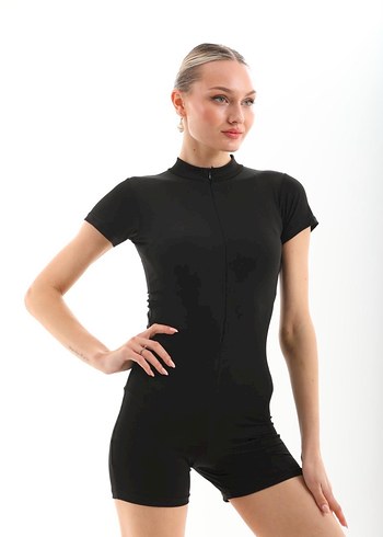 Kadın spor Yüzücü Deniz-Havuz Tulumu Önden fermuarlı - Görsel 2