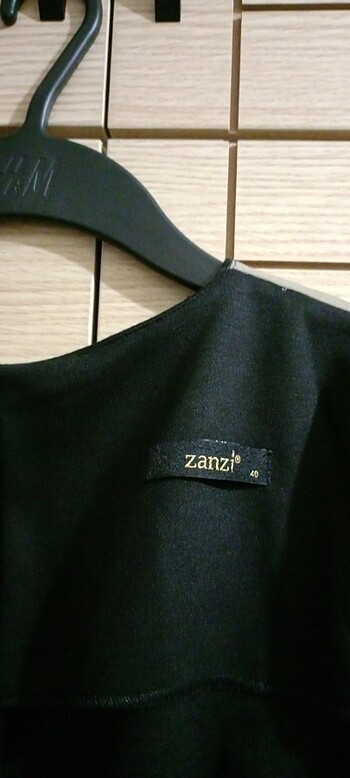 SİYAH-DESEN ŞIK ELBİSE - Görsel 5