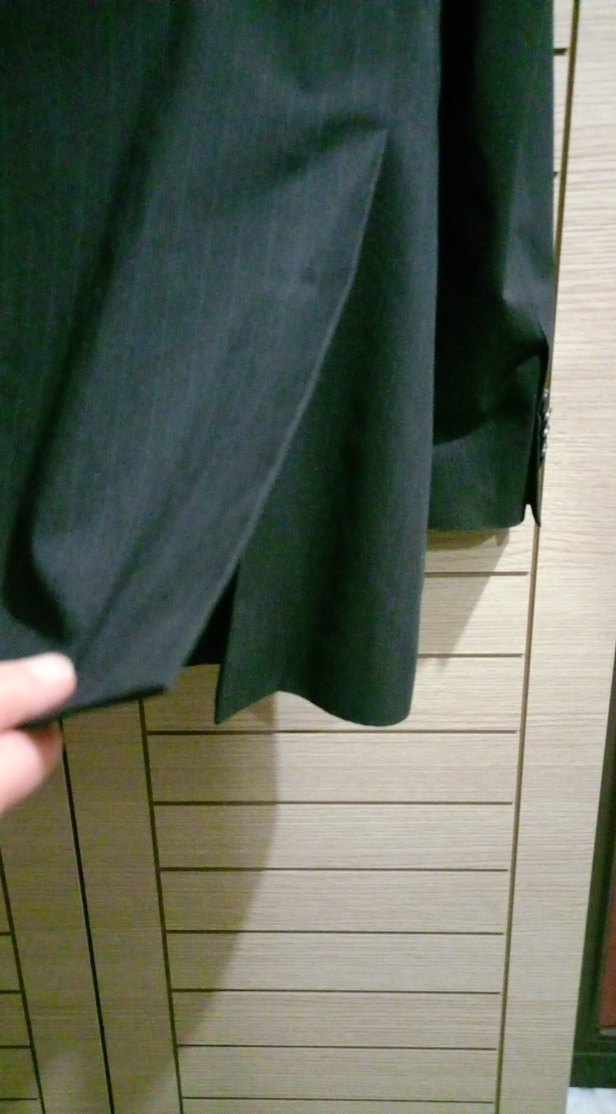 Klasik Kesim Lacivert İnce Çizgili Erkek Takım Elbise - Görsel 3