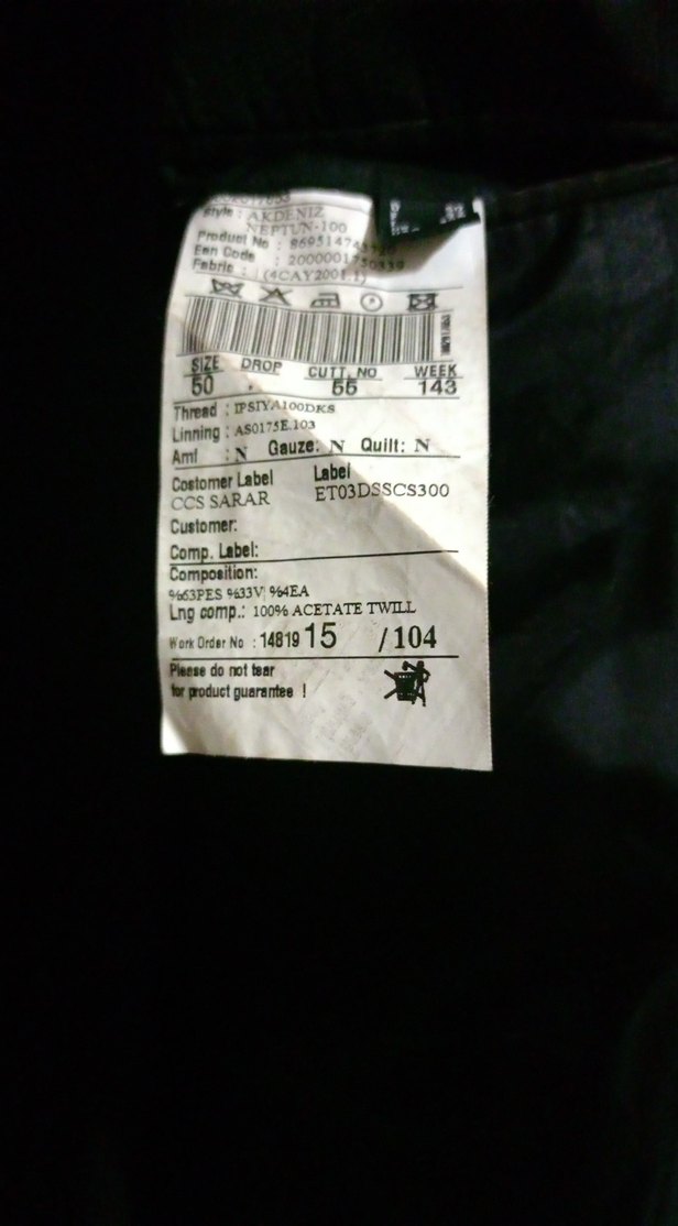 Klasik Kesim Lacivert İnce Çizgili Erkek Takım Elbise - Görsel 5