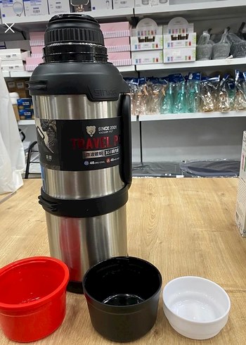 Çelik Termos 4 Litre (Sıcak-Soğuk) - Görsel 2