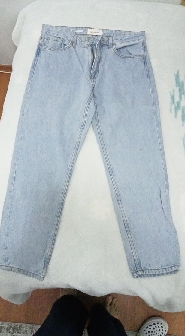 Erkek Mavi  Denim Pantolon - Görsel 3