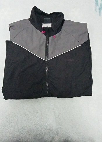 Erkek Siyah Spor Rüzgarlık Fermuarlı - Görsel 2