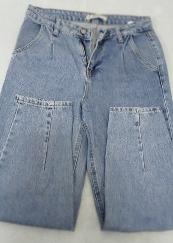 Salaş Kesim Midi Kot Pantolon - Görsel 2