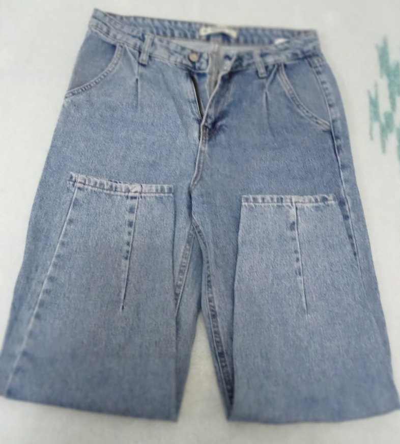 Salaş Kesim Midi Kot Pantolon - Görsel 2