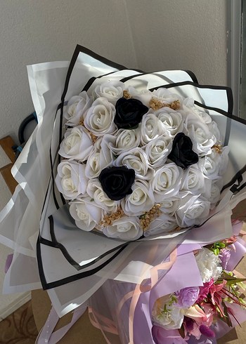 Bohem Beyaz Gelin Buketi - Görsel 2