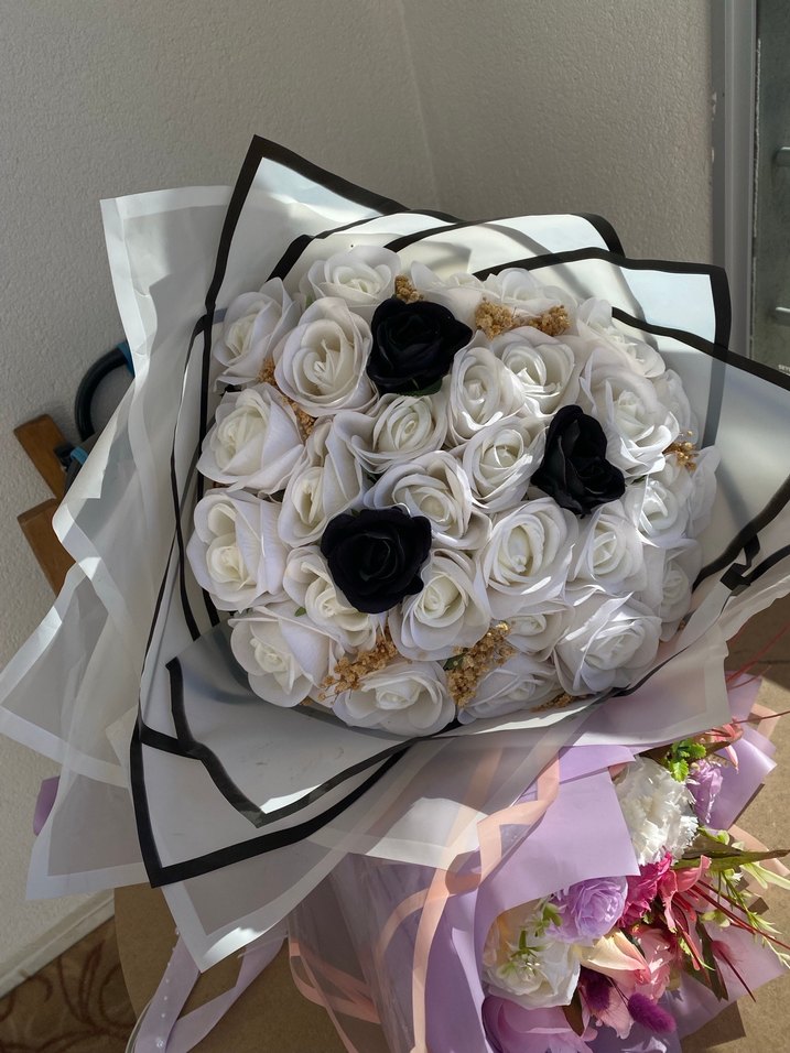 Bohem Beyaz Gelin Buketi - Görsel 2