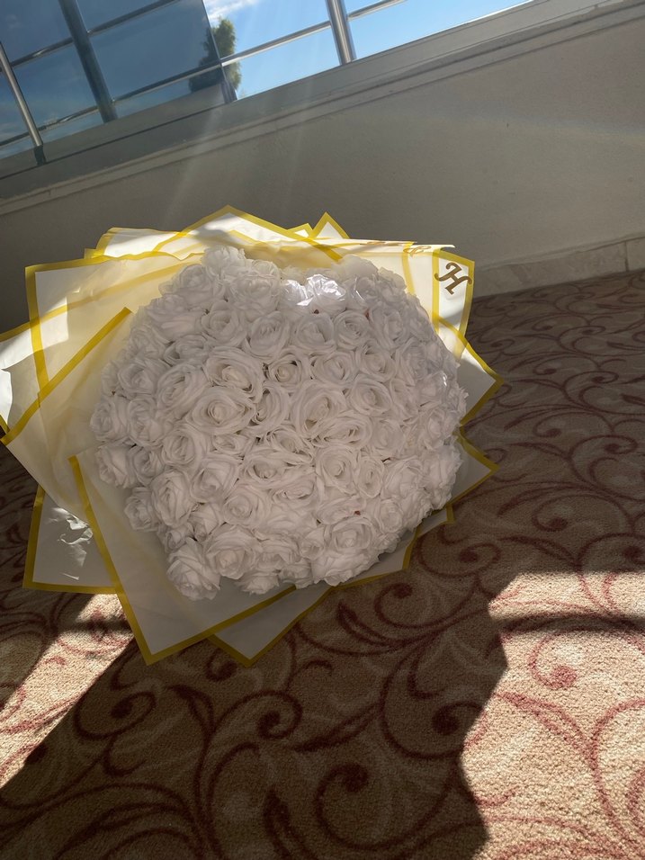 101 adet Beyaz  Bohem Düğün Aksesuarı isteme çiçeği - Görsel 2