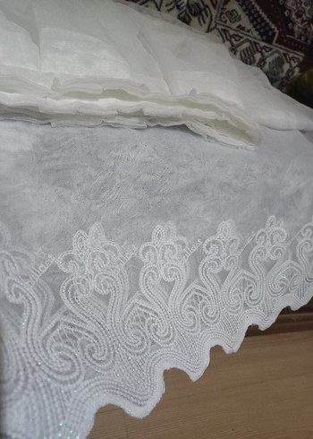 İşlemeli Beyaz Perde - Görsel 9