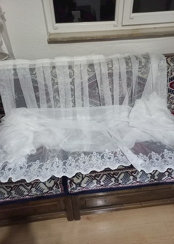 İşlemeli Beyaz Perde - Görsel 8