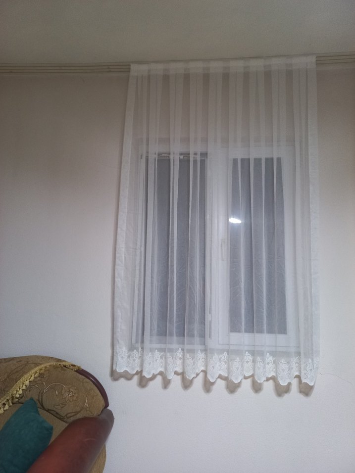 İşlemeli Beyaz Perde - Görsel 2