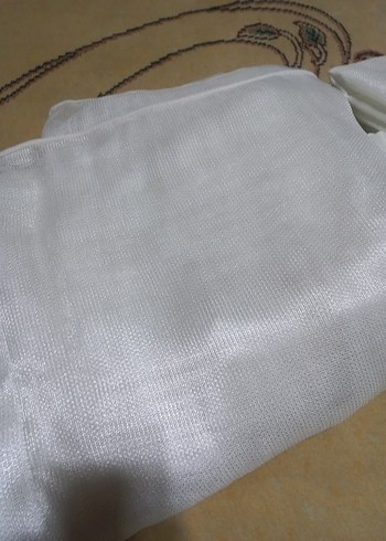 3 adet tül perde pilesiz - Görsel 6