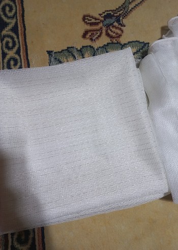 3 adet tül perde pilesiz - Görsel 5