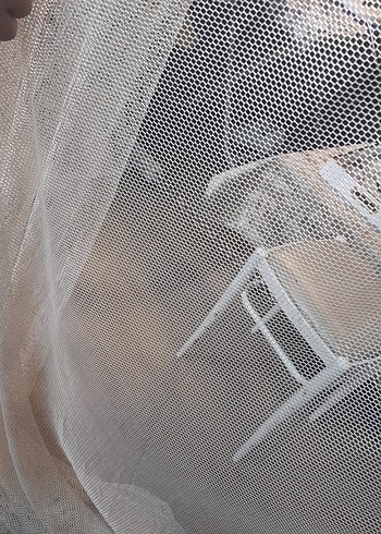 Çağdaş Beyaz Tül Perde file - Görsel 4