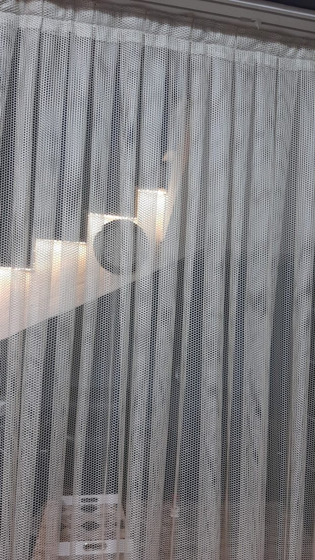 Çağdaş Beyaz Tül Perde file - Görsel 2