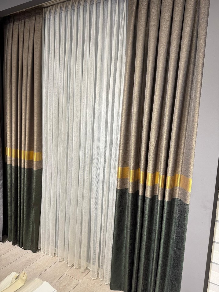 Modern Klasik Gri Çizgili Perde fiyat hepsinin fiyatidir - Görsel 5