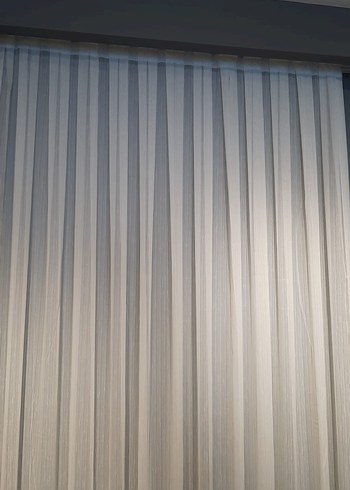 Bej Gri Modern Düz Perde - Görsel 3