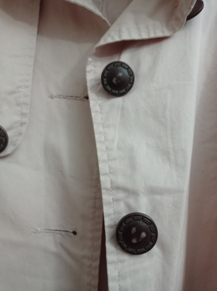 Kadın Pudra Pembe Trençkot - Görsel 4