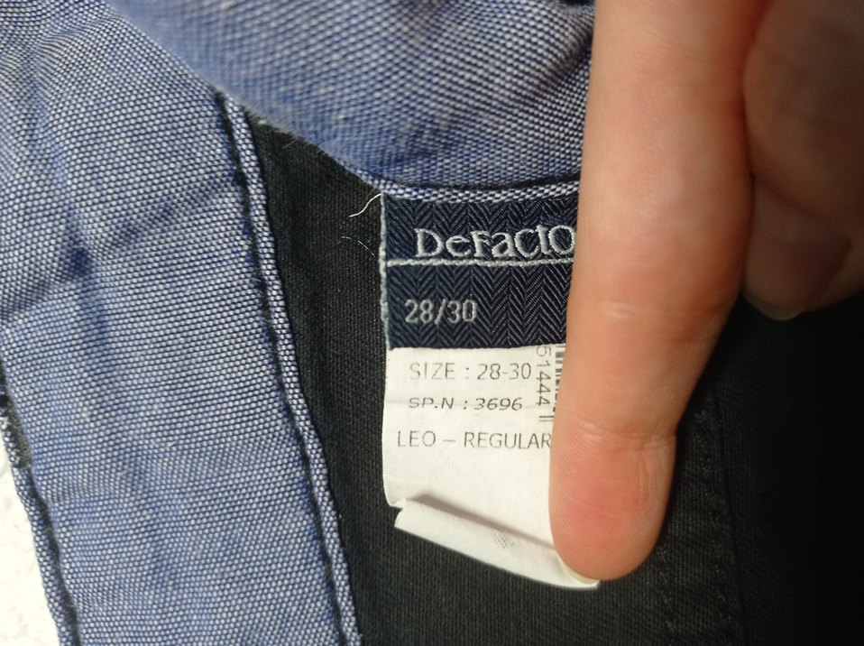 Erkek Siyah Regular Fit Denim Pantolon - Görsel 5