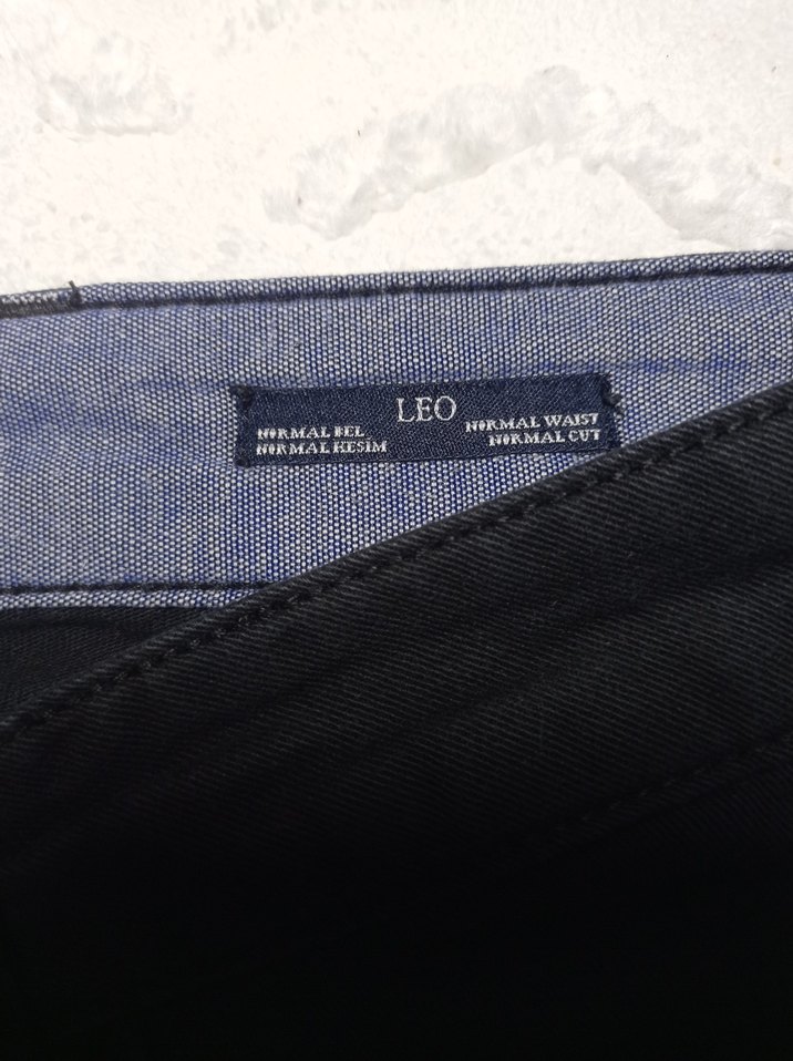 Erkek Siyah Regular Fit Denim Pantolon - Görsel 4