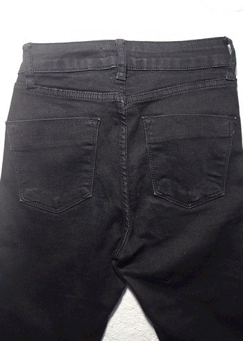 Siyah Kadın Denim Pantolon - Görsel 6