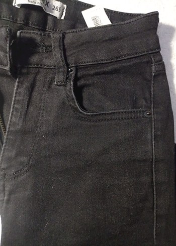 Siyah Kadın Denim Pantolon - Görsel 2