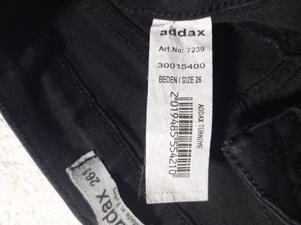 Siyah Kadın Denim Pantolon - Görsel 5