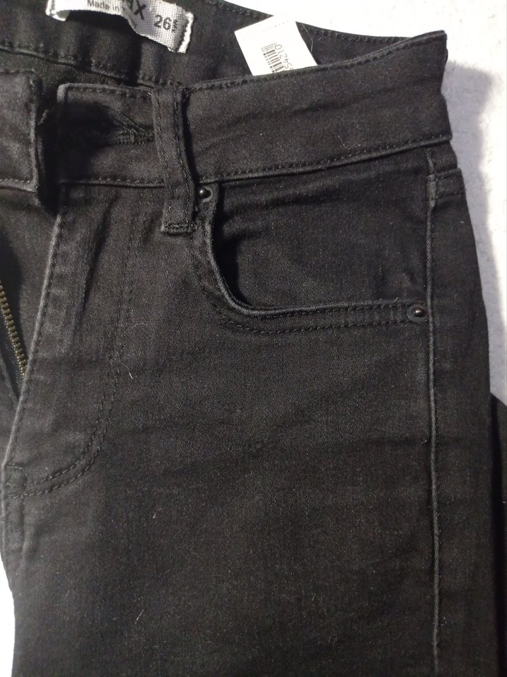 Siyah Kadın Denim Pantolon - Görsel 2