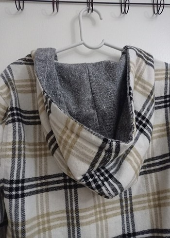 Kareli Kadın Gömlek-Ceket - Görsel 6