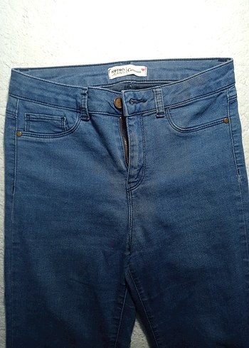 Kadın Mavi Denim Jean - Görsel 2