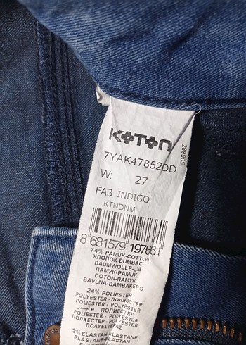 Kadın Mavi Denim Jean - Görsel 4