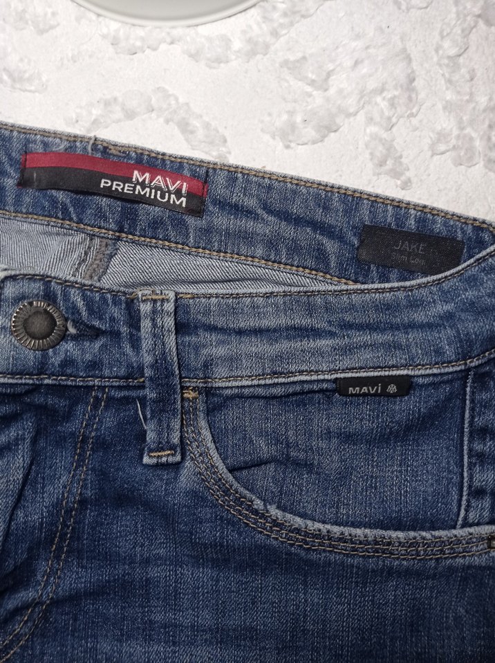 Mavi Casual Denim Pantolon - Görsel 2