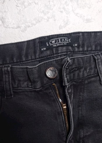 Gri Denim Pantolon Regular Fit - Görsel 3