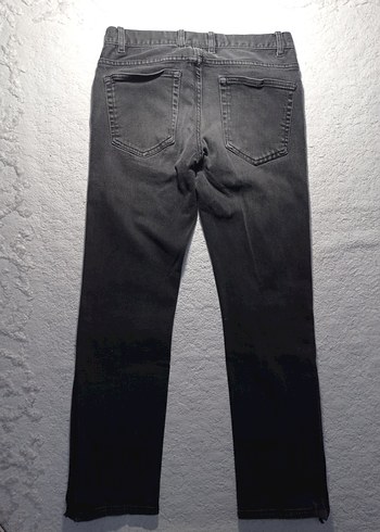 Gri Denim Pantolon Regular Fit - Görsel 4