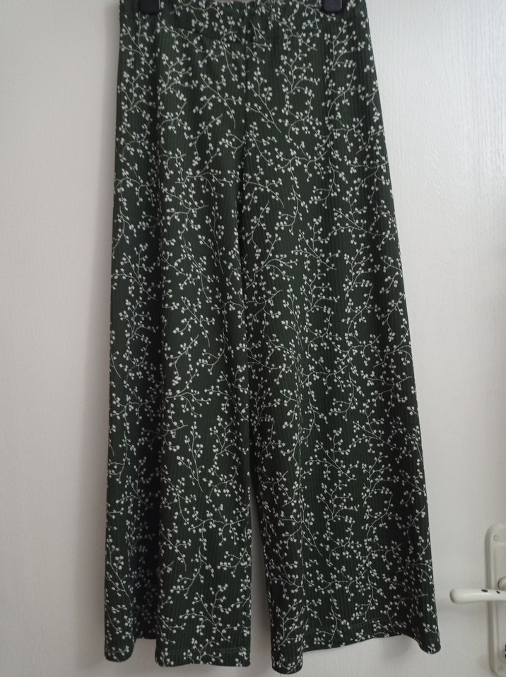 Kadın Bol Kesim Kumaş Pantolon - Görsel 2