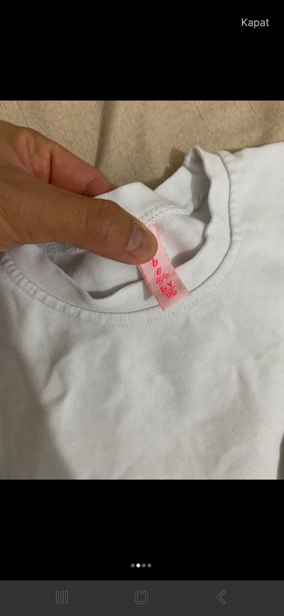 Beyaz Uzun Kollu Çocuk Atlet - Görsel 2