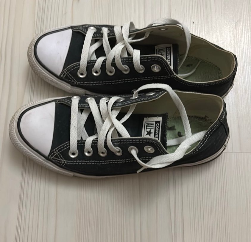 Siyah Converse All Star Düşük Tabaklı Spor Ayakkabı - Görsel 2